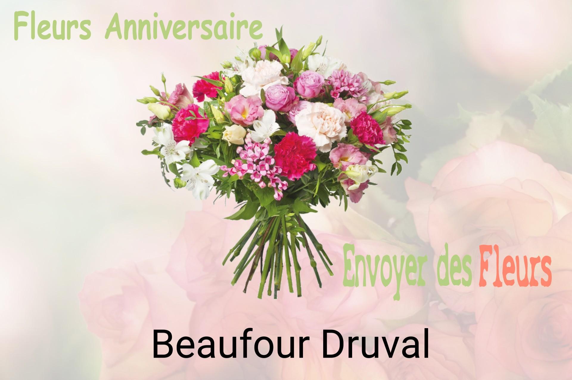 Bouquet de fleurs d’anniversaire livré à Beaufour-Druval