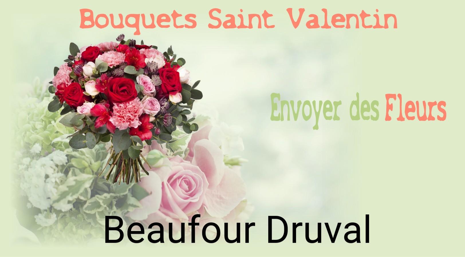 Roses de Saint-Valentin livrées à Beaufour-Druval